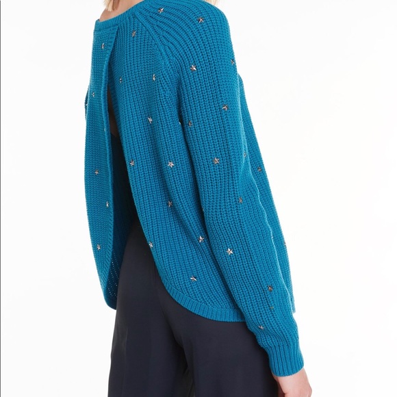 🚨Final Sale🚨 NWT Wildfox OPEN BACK Stars Sweater Top - Picture 2 of 13